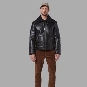 Andrew Marc Brand - Cadman Faux Shearling Pilot Jacket - Used in great condition